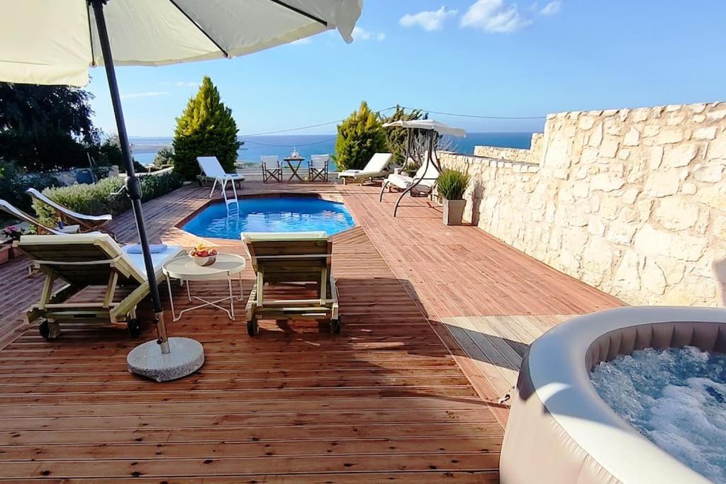 Pamela'S House "Private Pool And Spa" Karteros Eksteriør billede